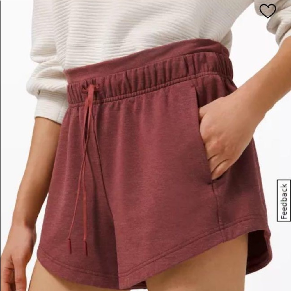 Lululemon Inner Glow High Rise Short 3” Modal Sz 12
